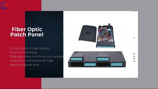 96 Core Metal Rack Mounted MPO MTP Fiber Optic Patch Panel ODF