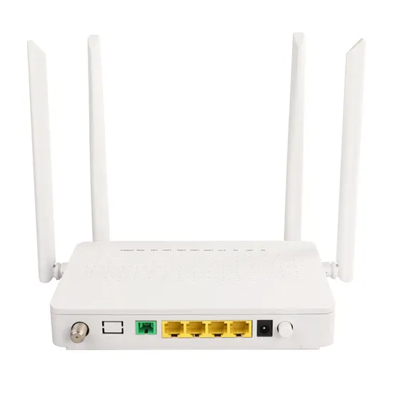 4ge+WiFi Dual Band FTTH Epon Gpon Xpon ONU WiFi Router with 4 Antennas ...