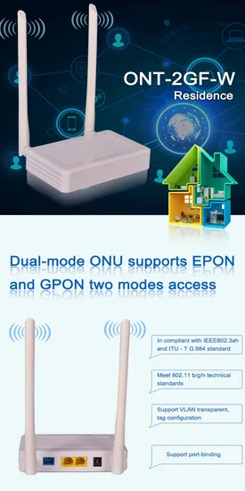 FTTH ONU Epon Gpon WiFi ONU Modem Ont Xpon 