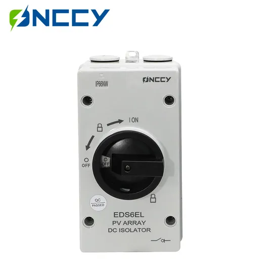 PV Solar Disconnect 4p 55A 1500V IP66 Waterproof Enclosure DC Isolator Switch with Mc4 